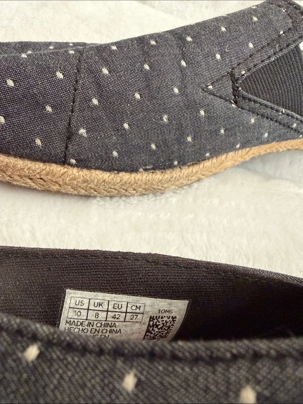 Toms Women’s Dotted Slip-On Espadrilles